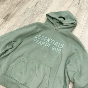 Essentials Sage Green Hoodie